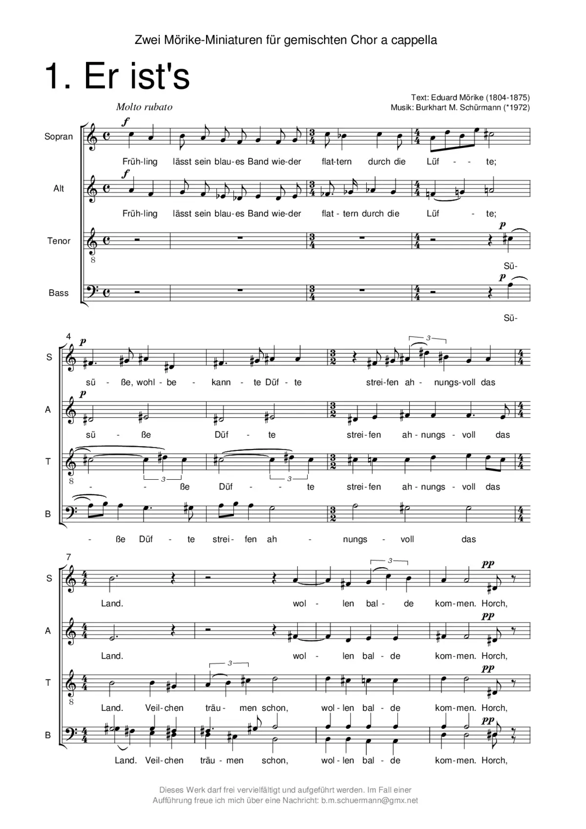Er ist's - Page 1