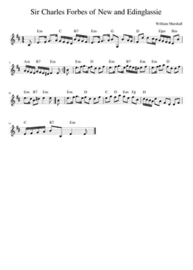 Sir Charles Forbes of New and Edinglassie