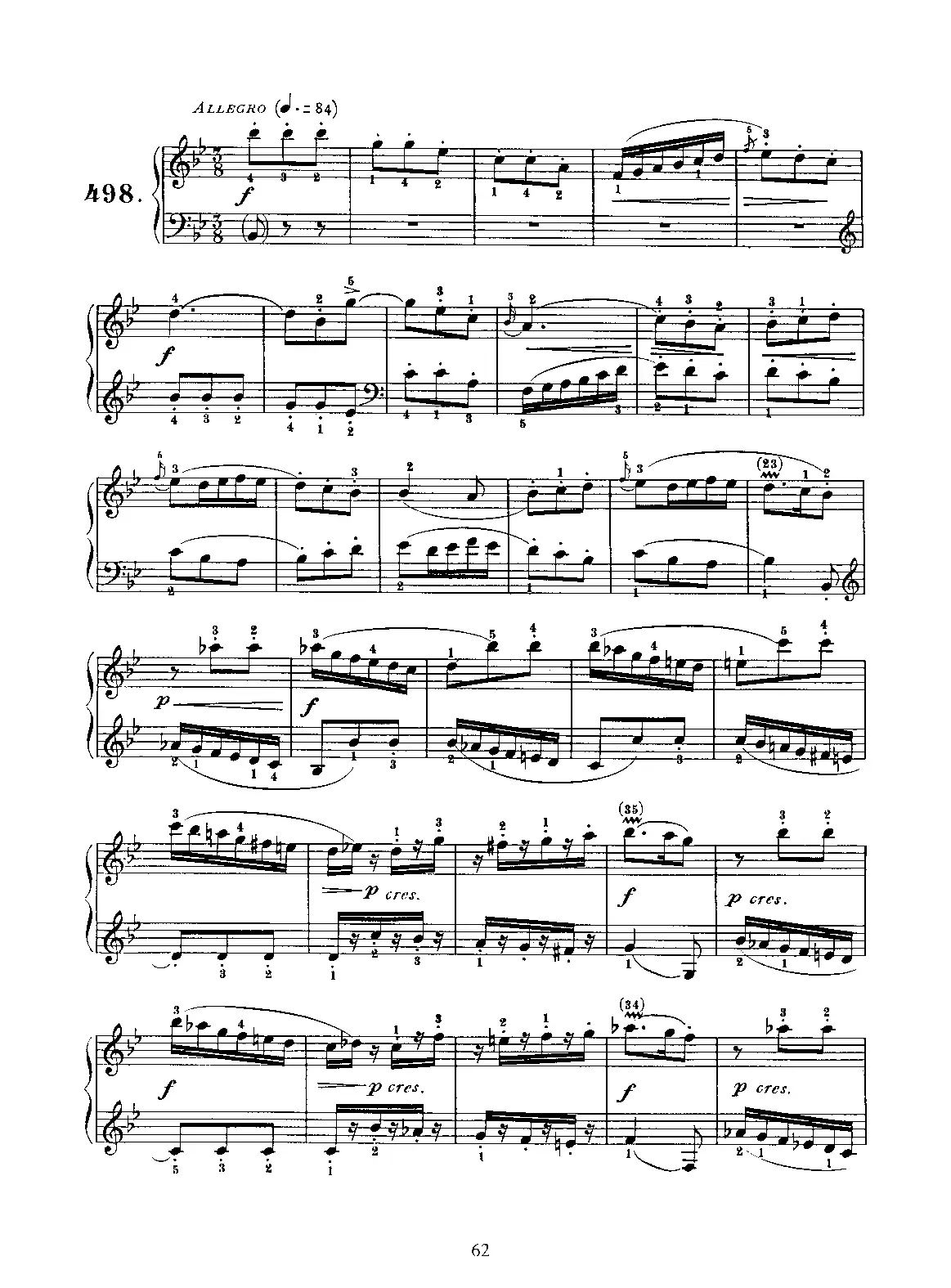 Keyboard Sonata in B-flat major - Page 1