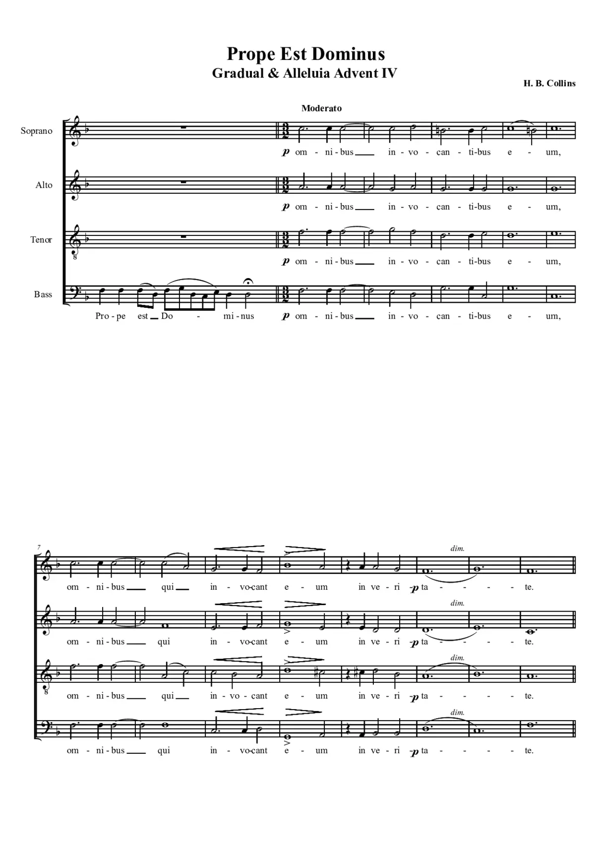 Advent IV Gradual & Alleluia - Page 1