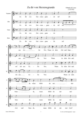 Zu dir von Herzensgrunde