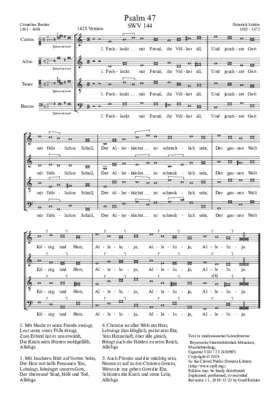Frohlockt mit Freud, ihr Völker all, SWV 144