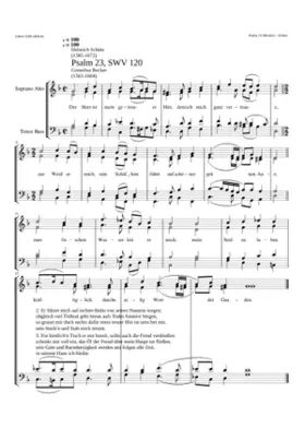 Der Herr ist mein getreuer Hirt SWV 120
