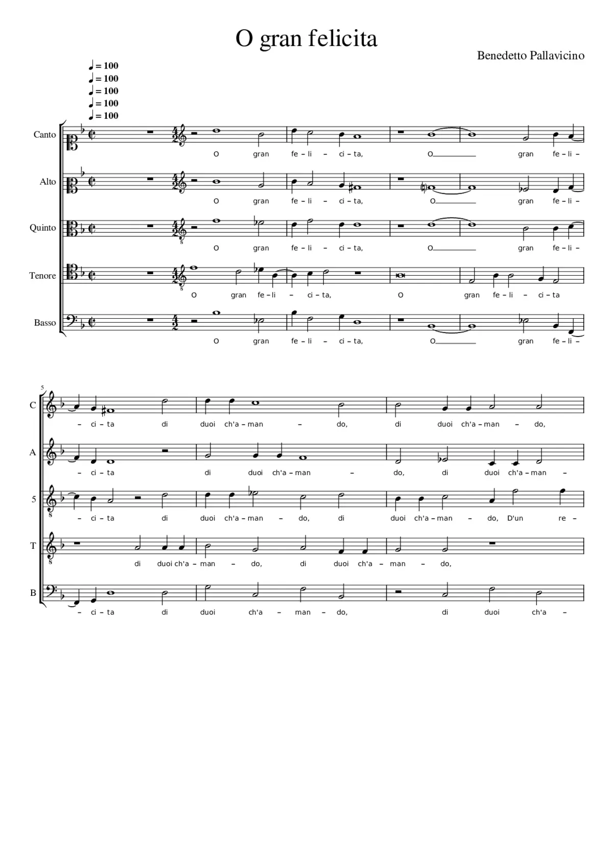 O gran felicita - Page 1