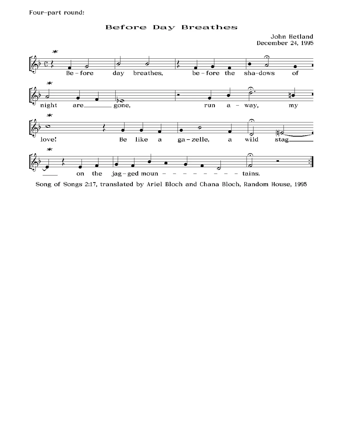Before day breathes - Page 1
