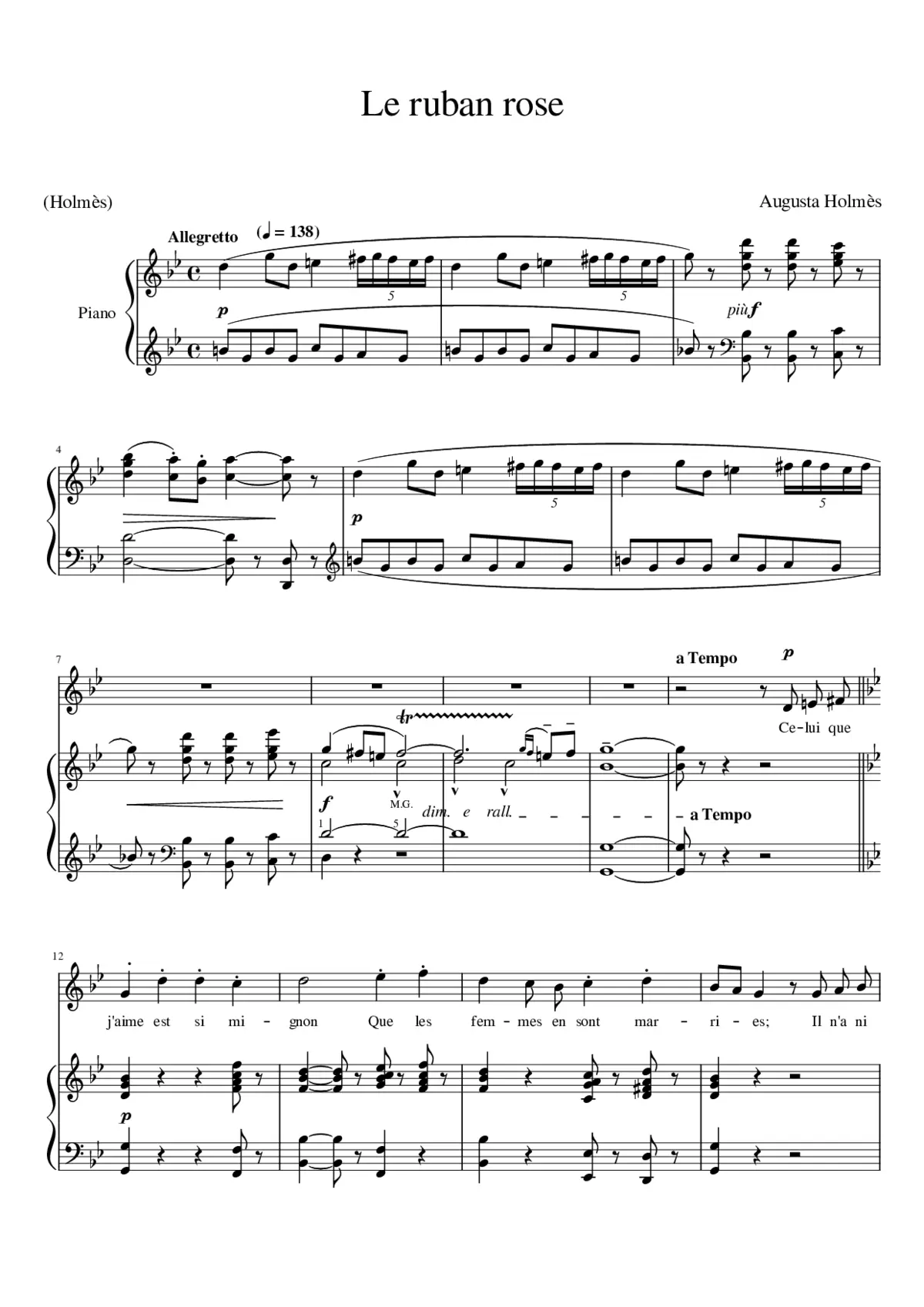 Le ruban rose - Page 1