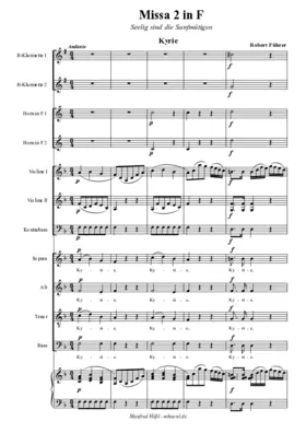 Missa "Seelig sind die Sanftmütigen"