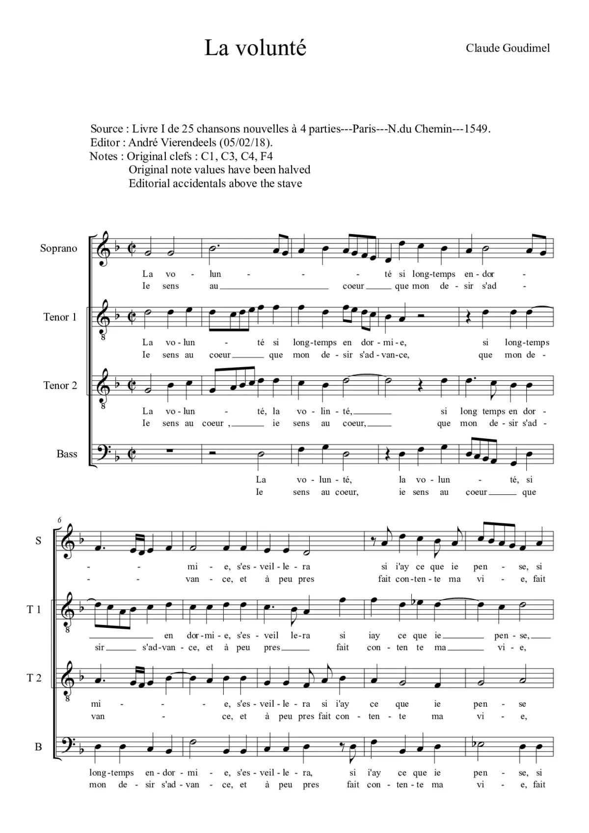 La volunté - Page 1