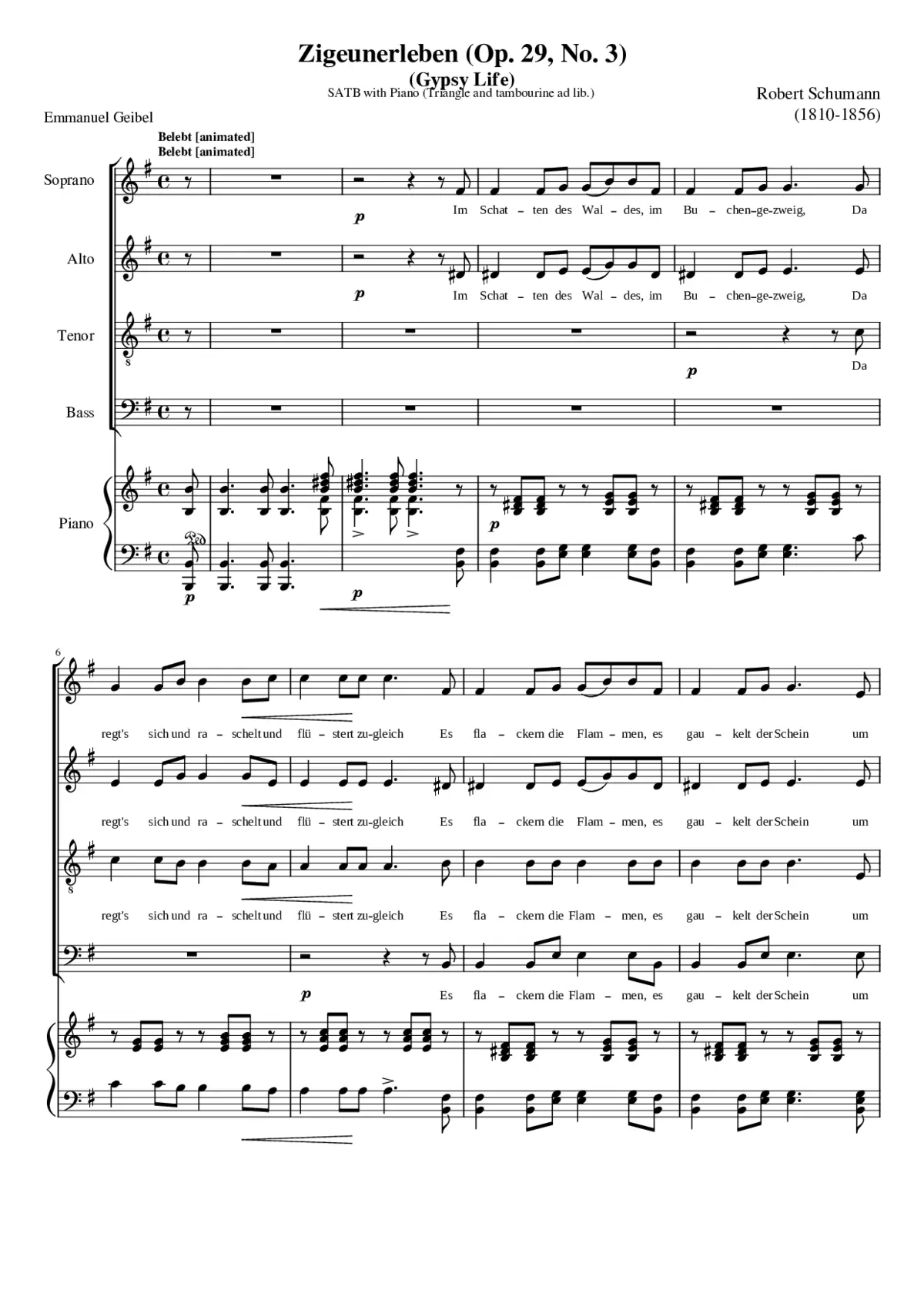 3 Gedichte Op.29 - Page 1