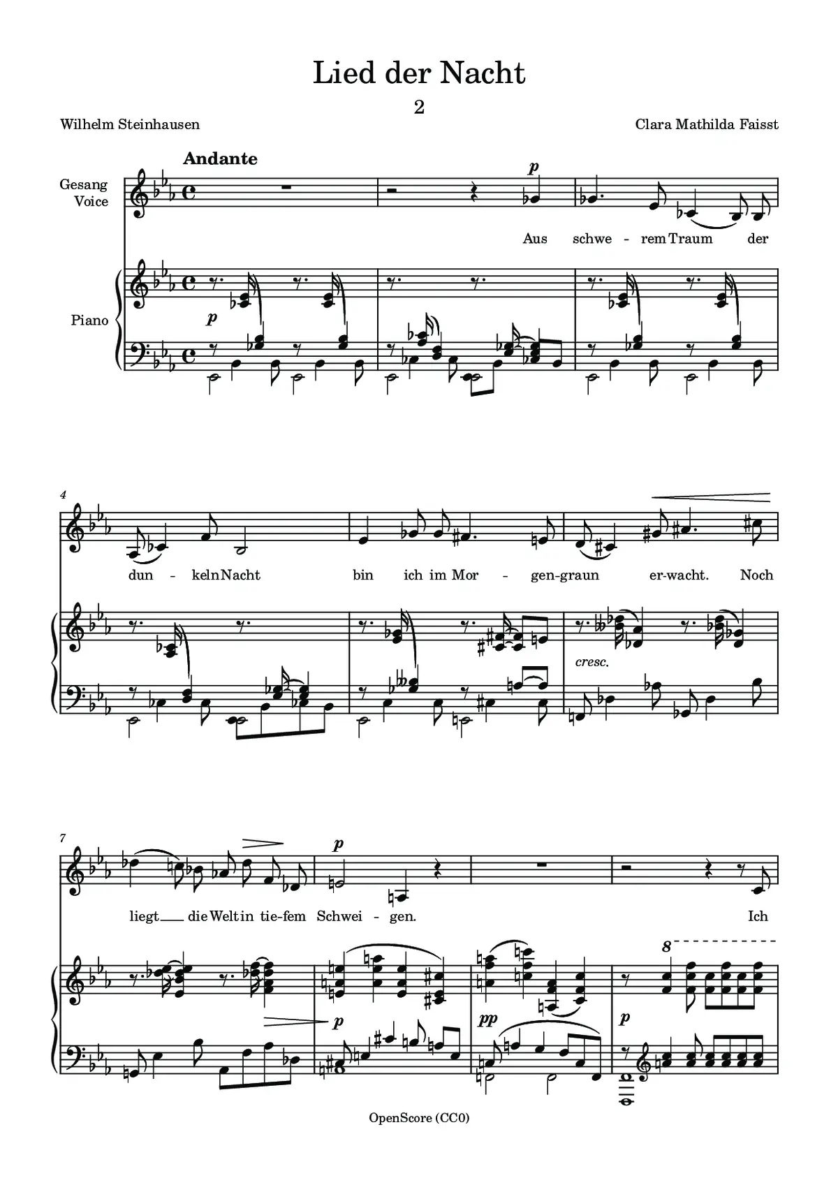 Lied der Nacht - Page 1