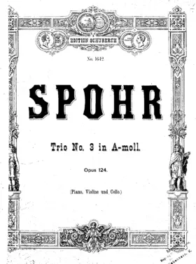 Klaviertrio No. 3 in A-moll, Op.124