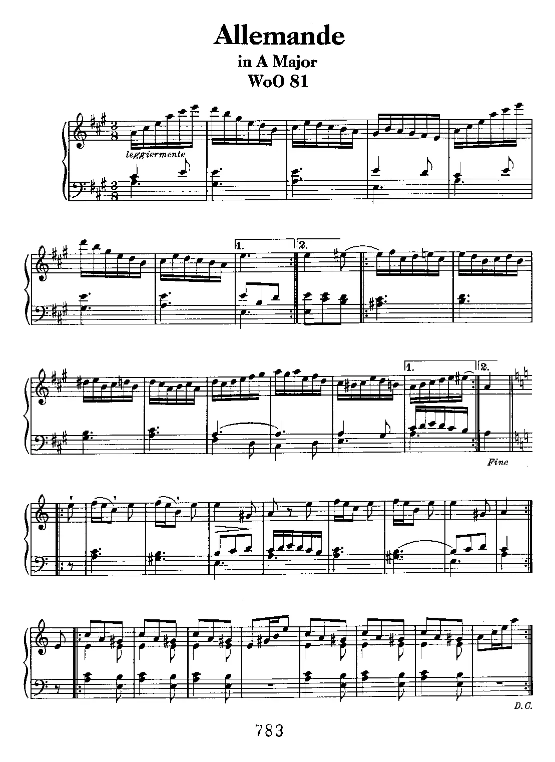 Allemande - Page 1