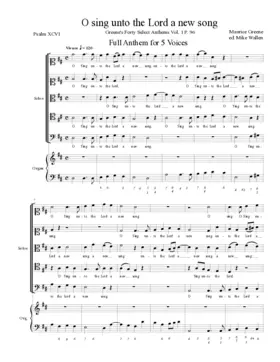 O sing unto the Lord a new song