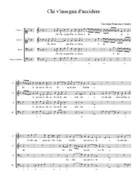 Chi v'insegna d'uccidere