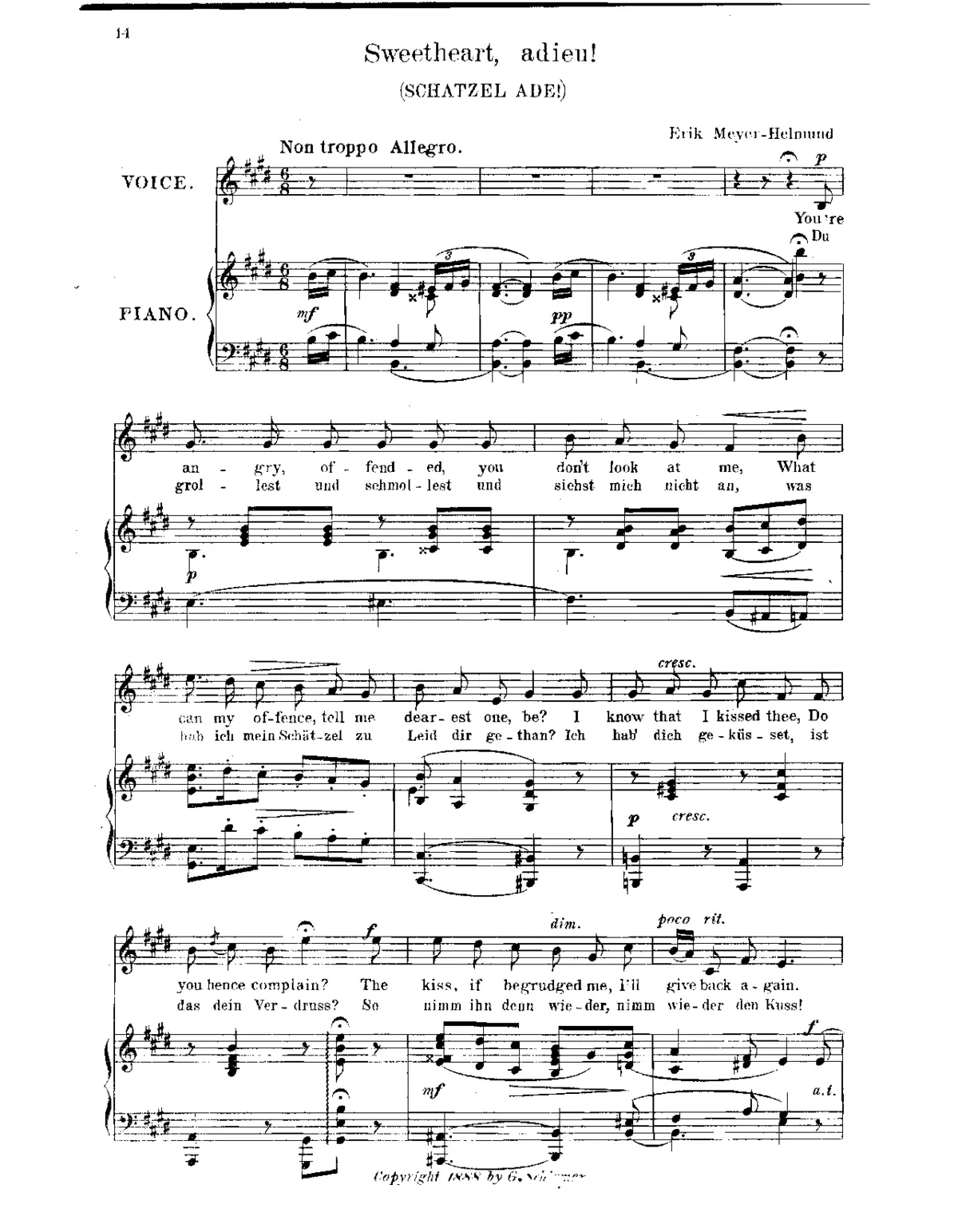 Drei Lieder - Page 1