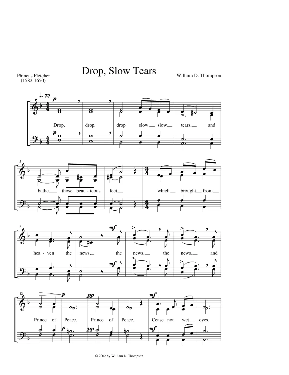 Drop, slow tears - Page 1