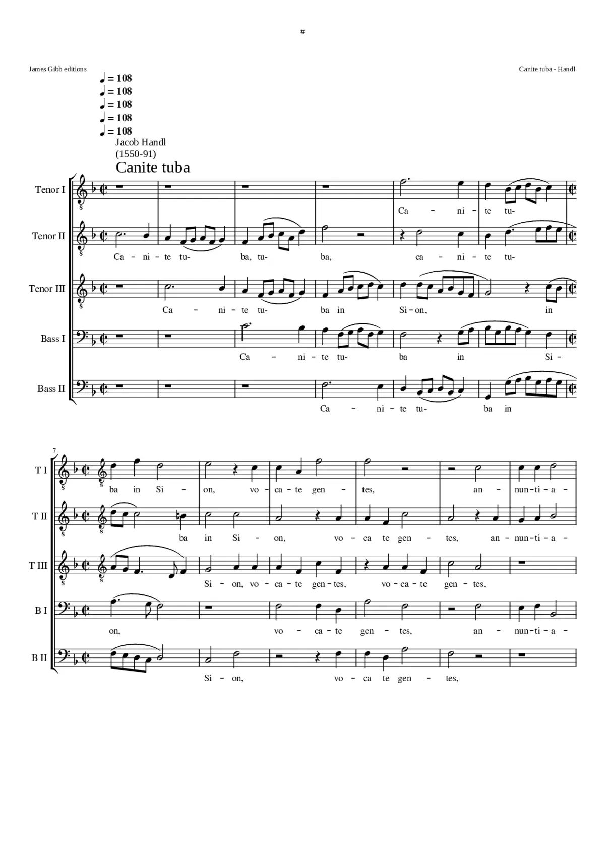 Canite tuba - Page 1