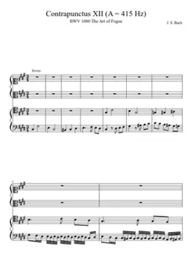 Die Kunst der Fuge BWV 1080