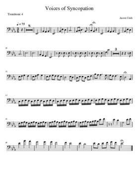 Voices of Syncopation Trombone 4