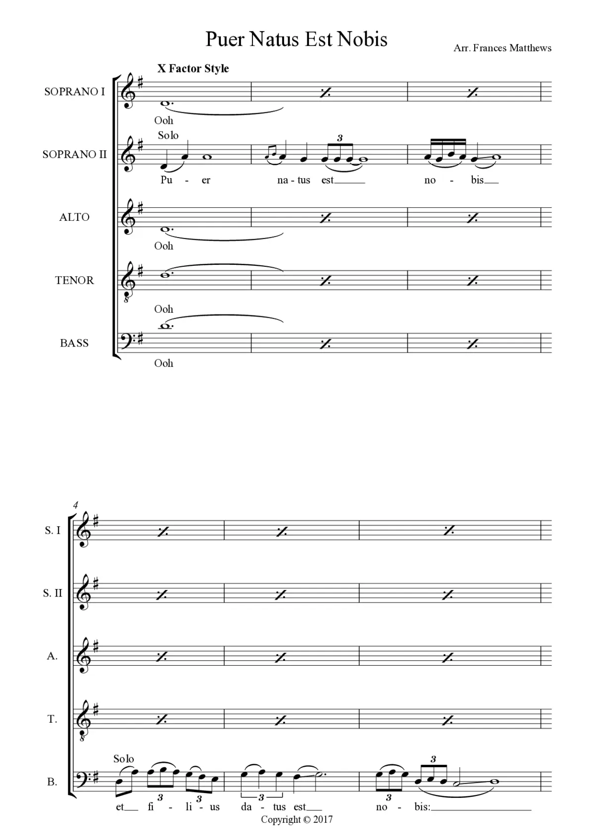 Cantate! - Page 1