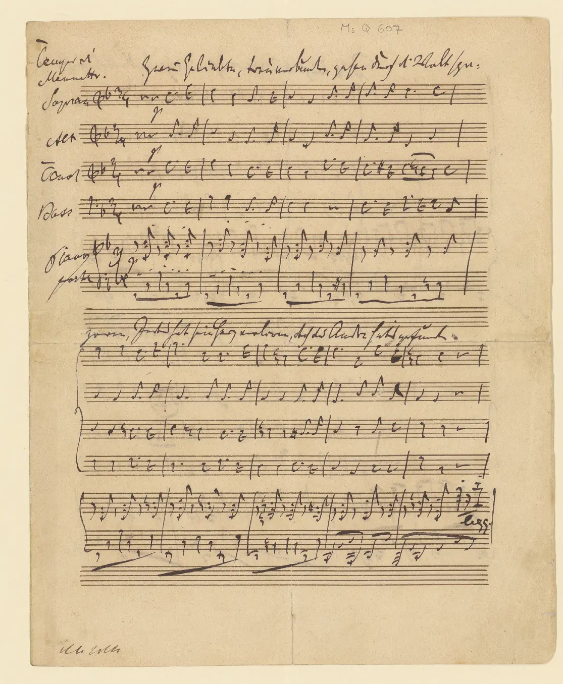 Kleine Hochzeits-Kantate, WoO 16 - Page 1