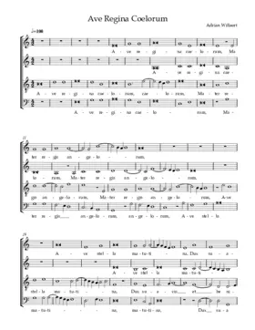 Ave Regina coelorum, Mater