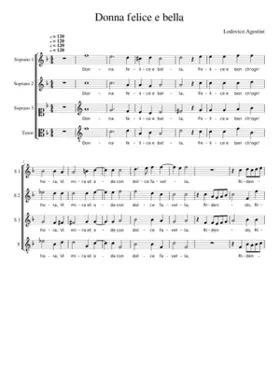 Donna felice e bella