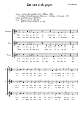 Du hast dich gegen mir