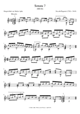 Guitar Sonata in F major