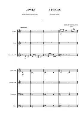 3 Pieces for Wind Septet