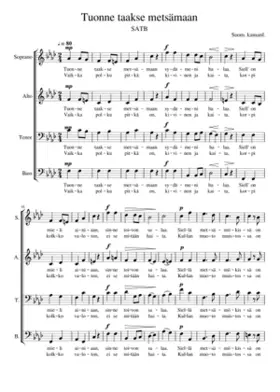 tuonne taakse metsämaan