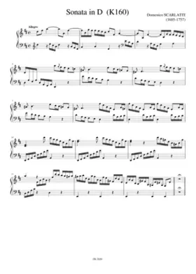 Sonata in D major (K160)