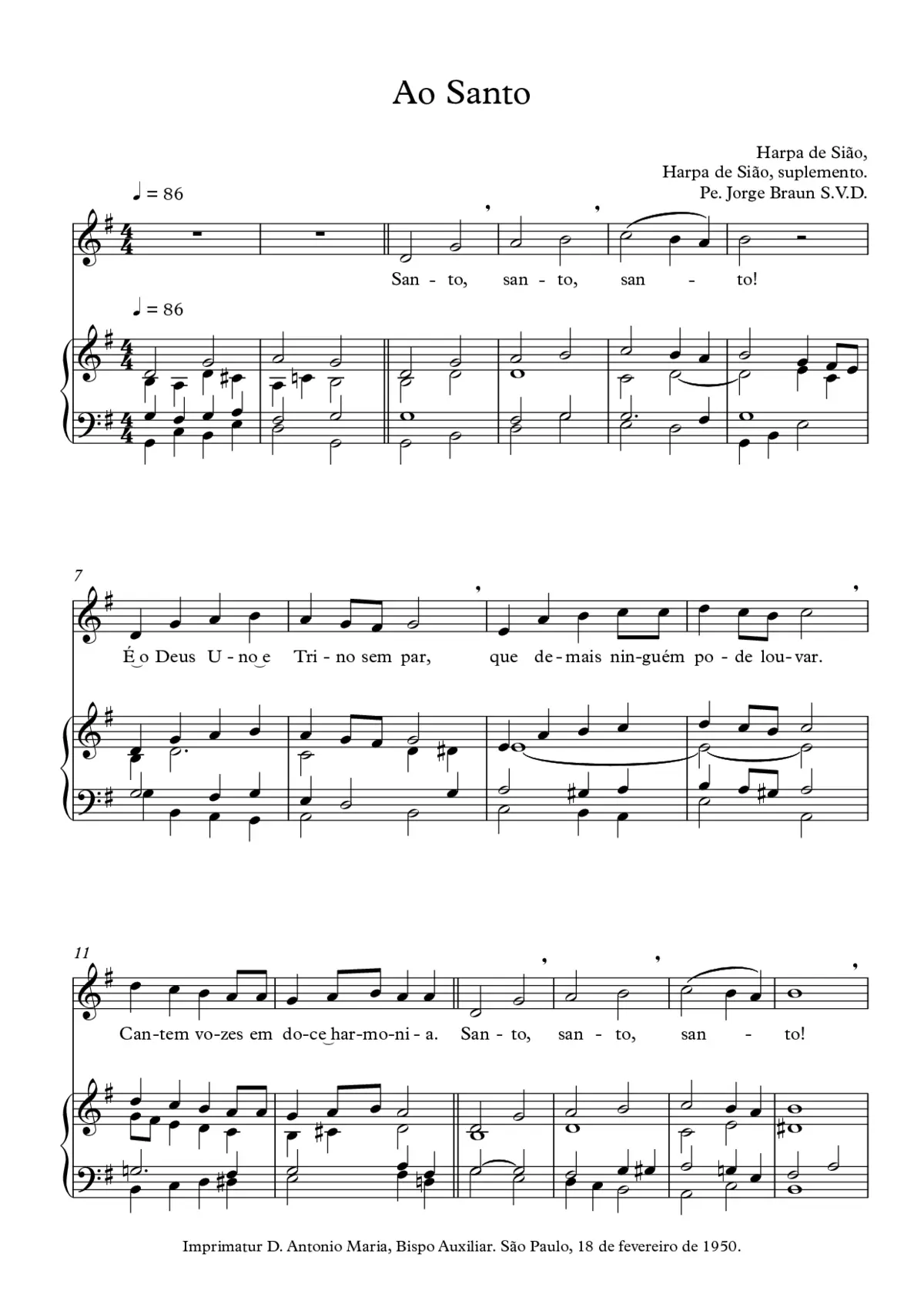 Ao Santo - Page 1