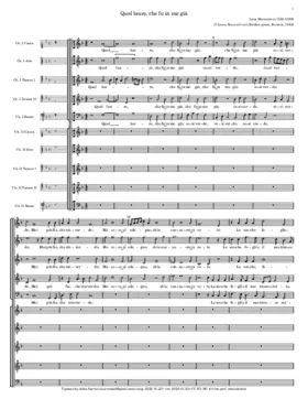 Quel lauro che fù in me