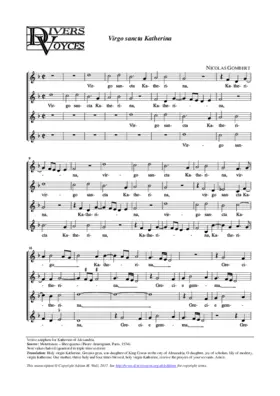 Virgo sancta Katherina