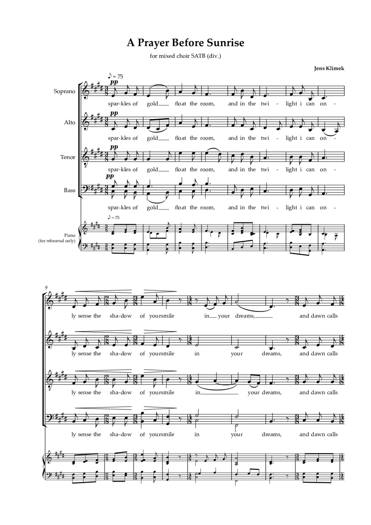 A Prayer before sunrise - Page 1