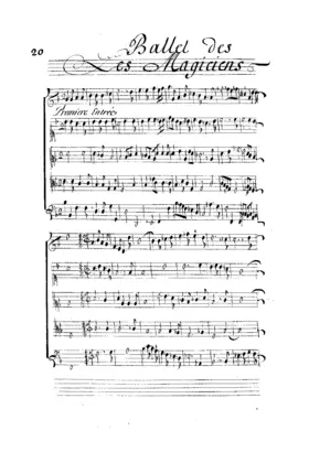 La Pastorale comique, Ballet