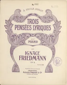 Trois pensées lyriques