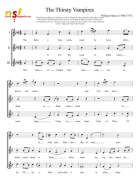 The Thirsty Vampires