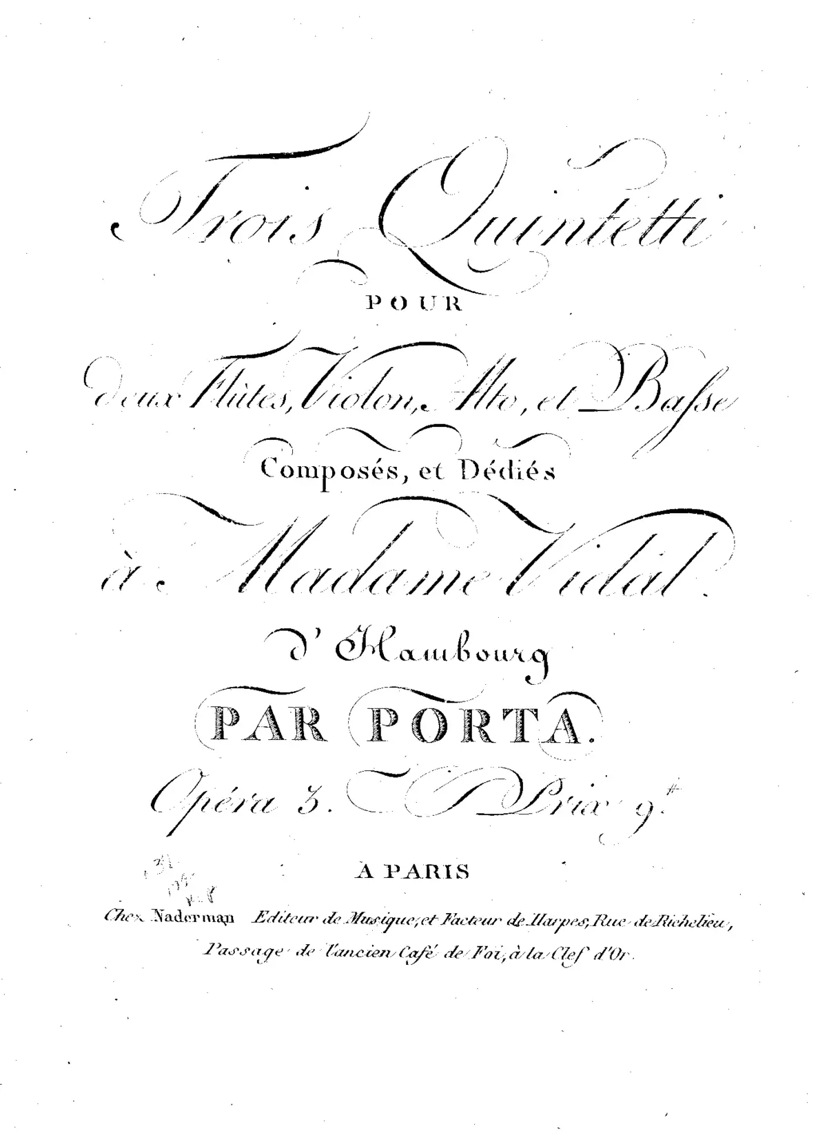 3 Flute Quintets - Page 1