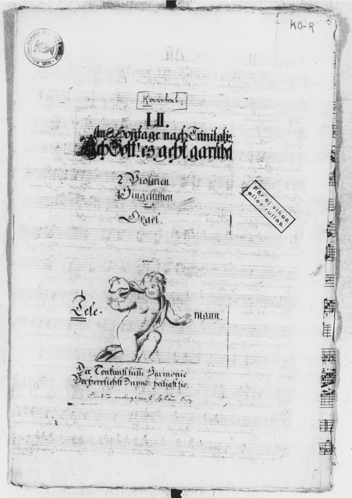 Ach Gott! es geht gar übel zu - Page 1