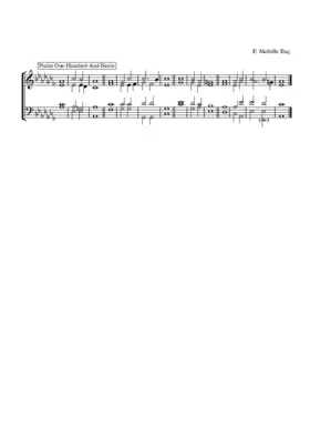 Double Chant in A Flat Minor