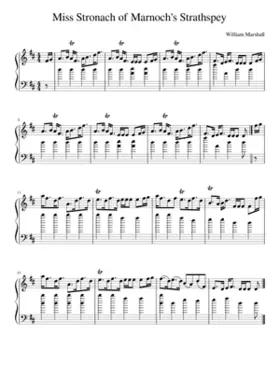 Miss Stronach of Marnoch's Strathspey