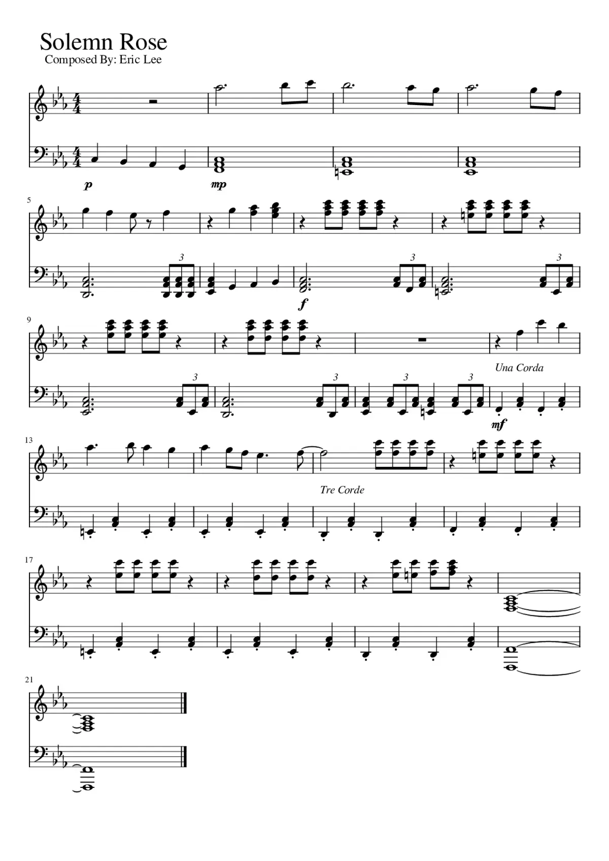 Solemn Roses - Page 1