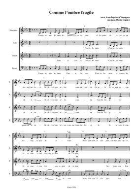 Comme l'ombre fragile