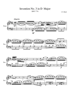 Invention in F major BWV 779