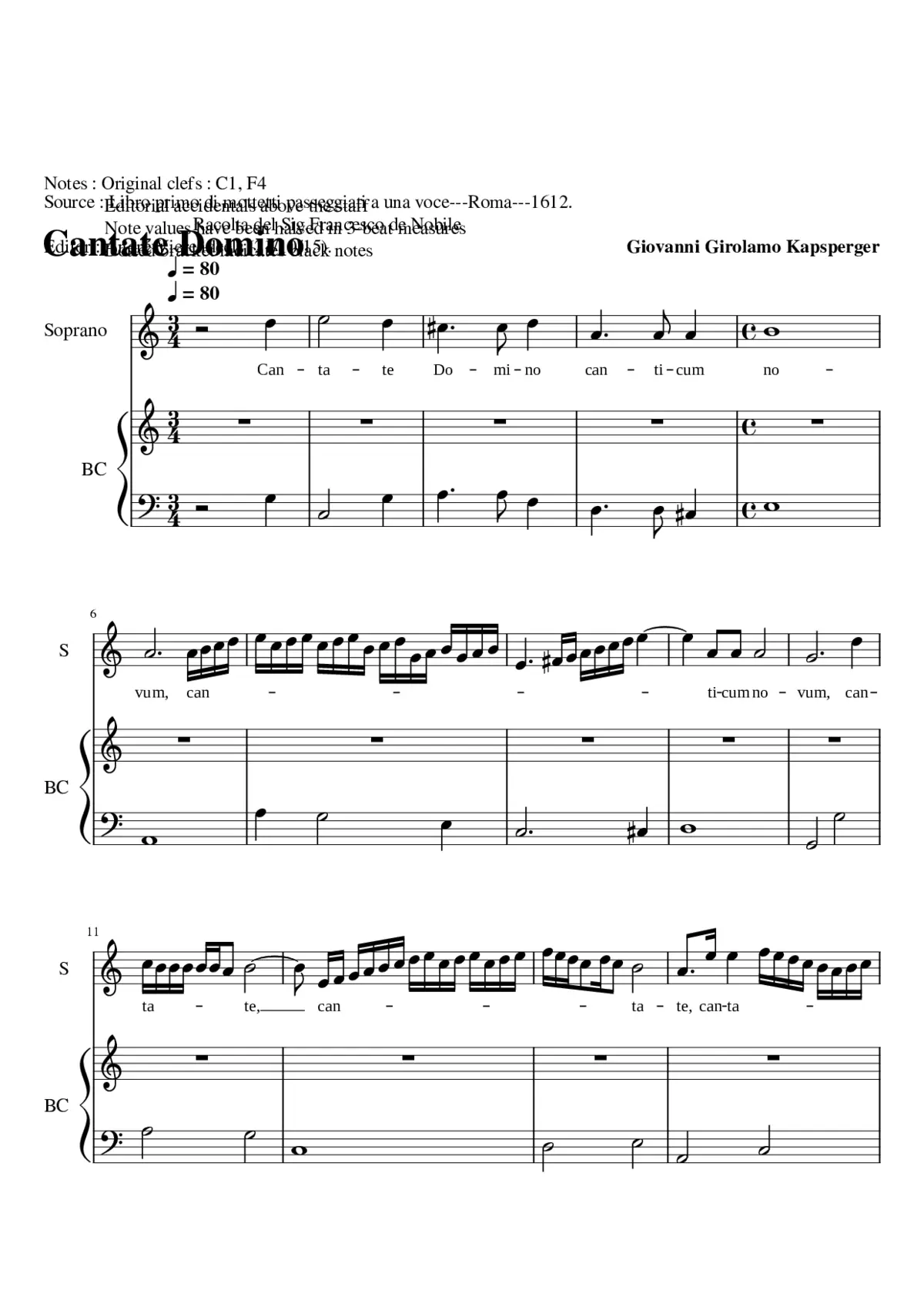 Cantate Domino - Page 1