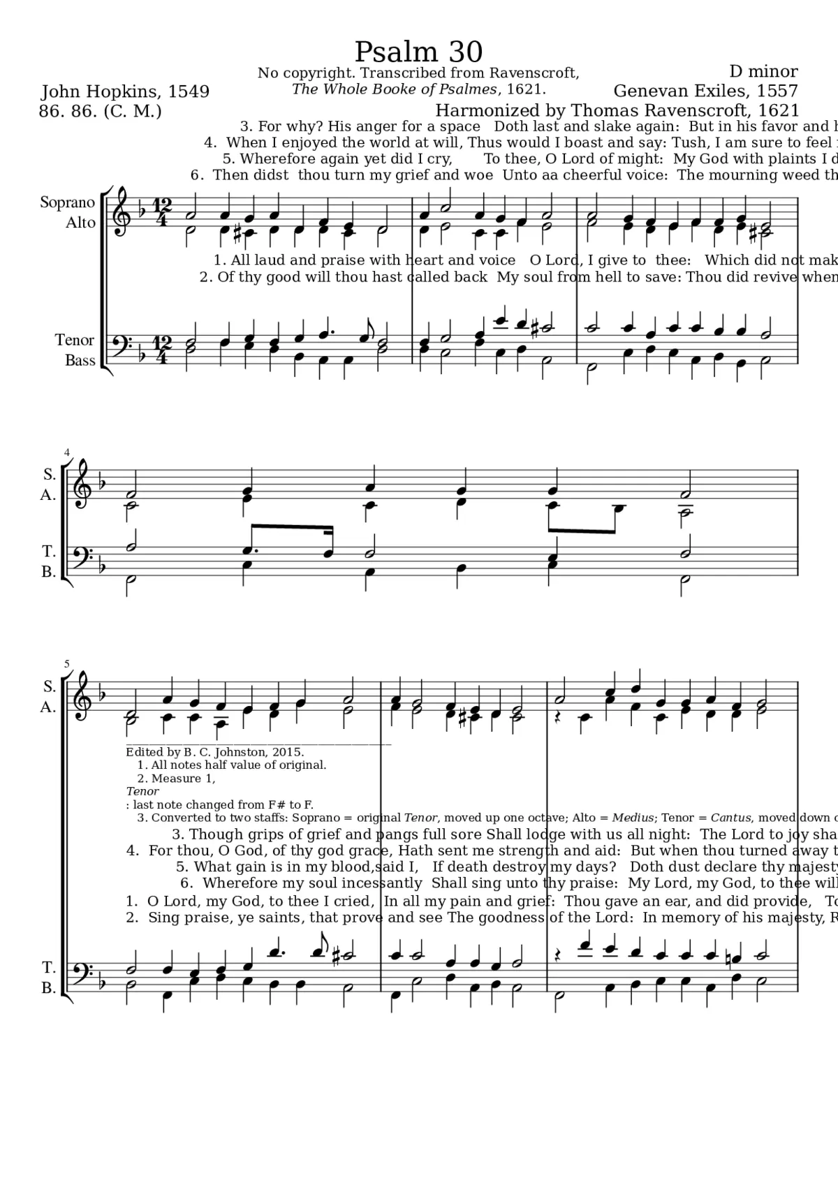 All laud and praise with heart and voice - Page 1