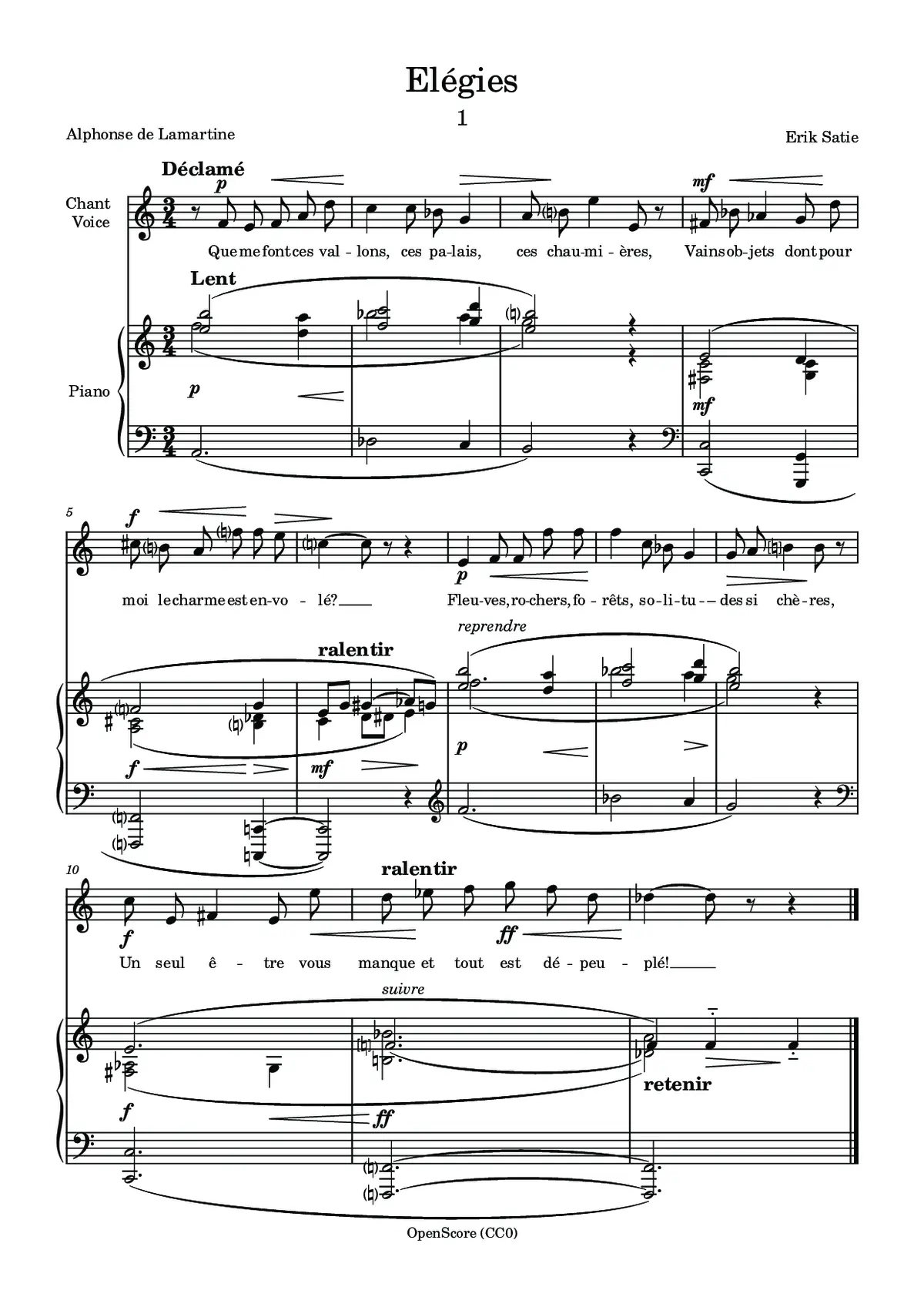Elégie - Page 1