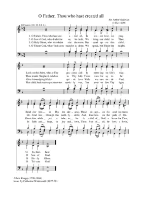 O Father, Thou who hast created all